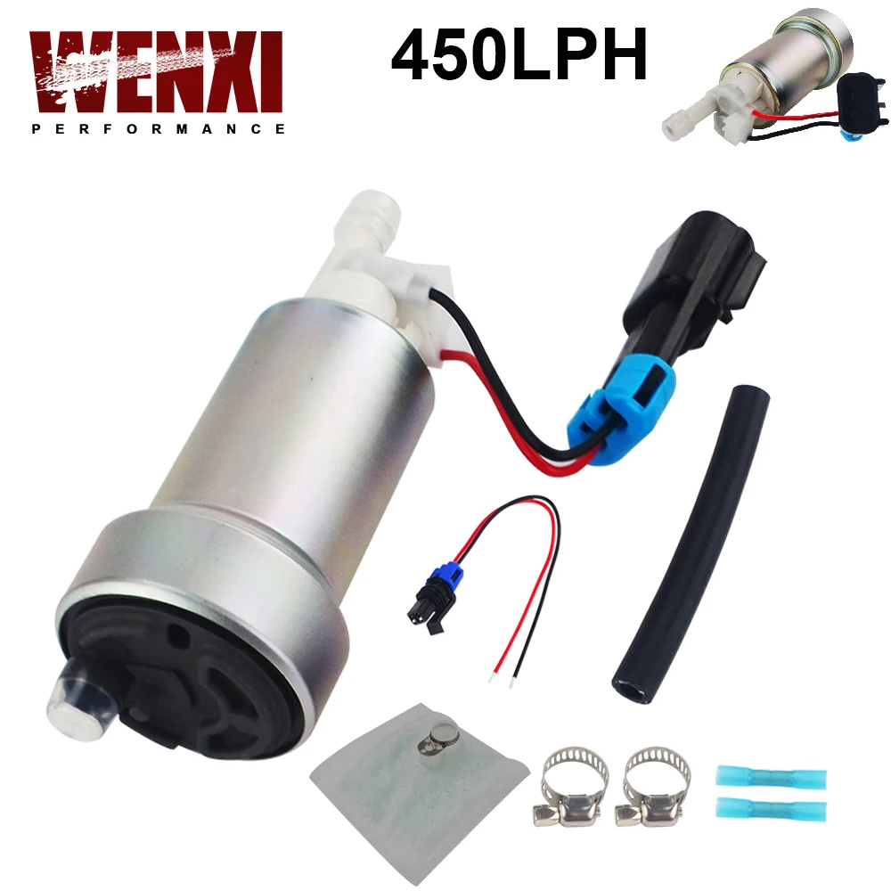

E85 Compatible Racing High Performance internal 450LPH Fuel Pump For Nissan Skyline Subaru WRX F90000267 & Install Kit