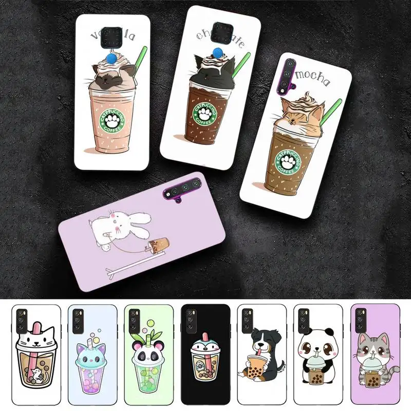 Чехол для телефона TOPLBPCS Ctue с рисунком из мультфильма &quotмолочный чай&quot