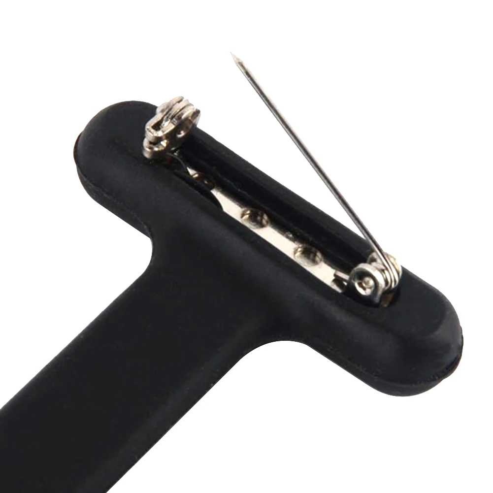 Nurse Pockets Watch Women's Round Digital Display Dial Clip Fob Brooch Pin Hang Electric Silicone Watch New Fob Watches 1Pc