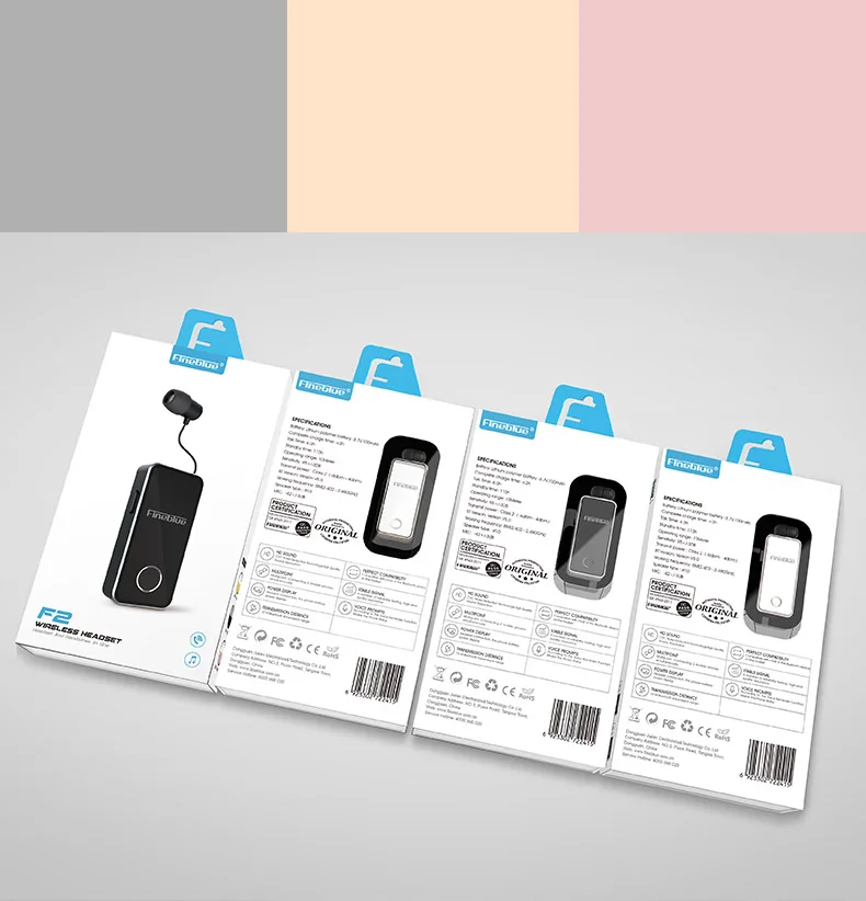 Fineblue F2 Bluetooth Спортивная гарнитура в ухо беспроводные наушники наушник мини наушники 6 H время разговора для смартфона