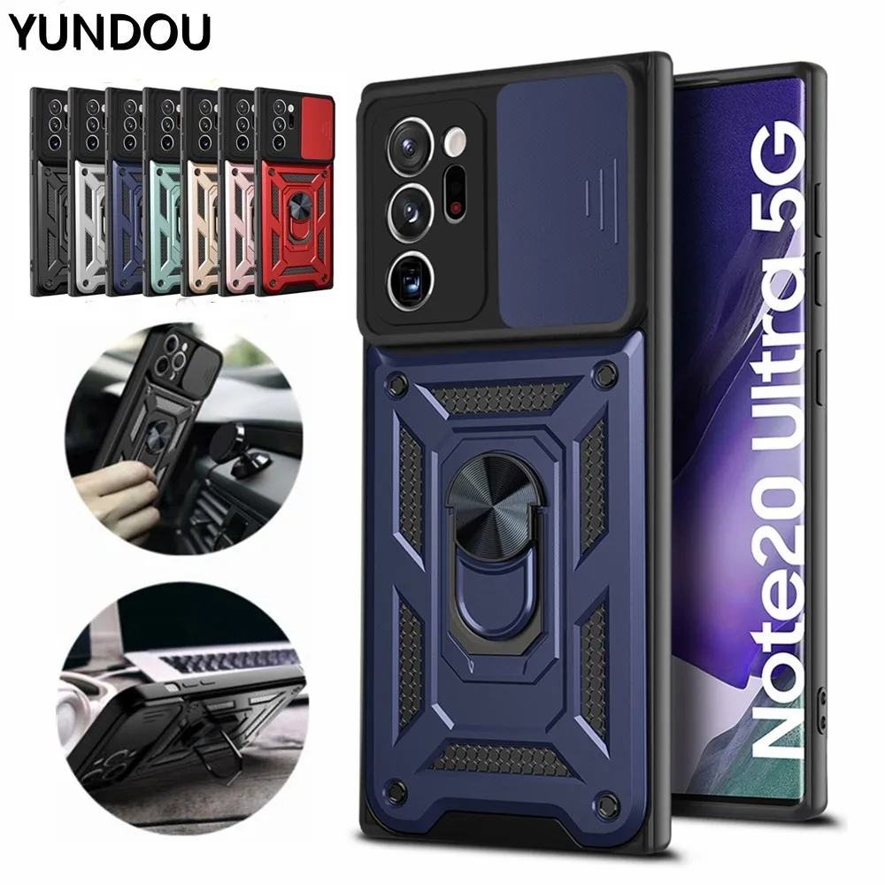 

Lens Protection Case for Samsung Galaxy S21 Note 20 Ultra S20 FE A71 A72 Armor Coque Magnetic Camera Anti-Fall Phone Case Cover