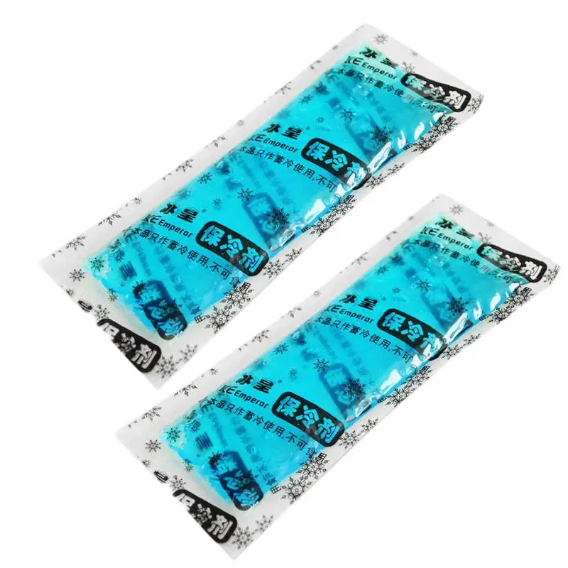2PCS Practical Gel Reusable Portable Insulin Cold Packs Ice Wrap Storage Cooler for Travel Outdoor Medical Use Keep Fresh Pack