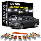 BADEYA 14 шт. строительный свет комплект для VW Jetta 5 MK5 2006 2007 2008-2010 купольная карта перчатки ящик багажник туалетное зеркало лампа