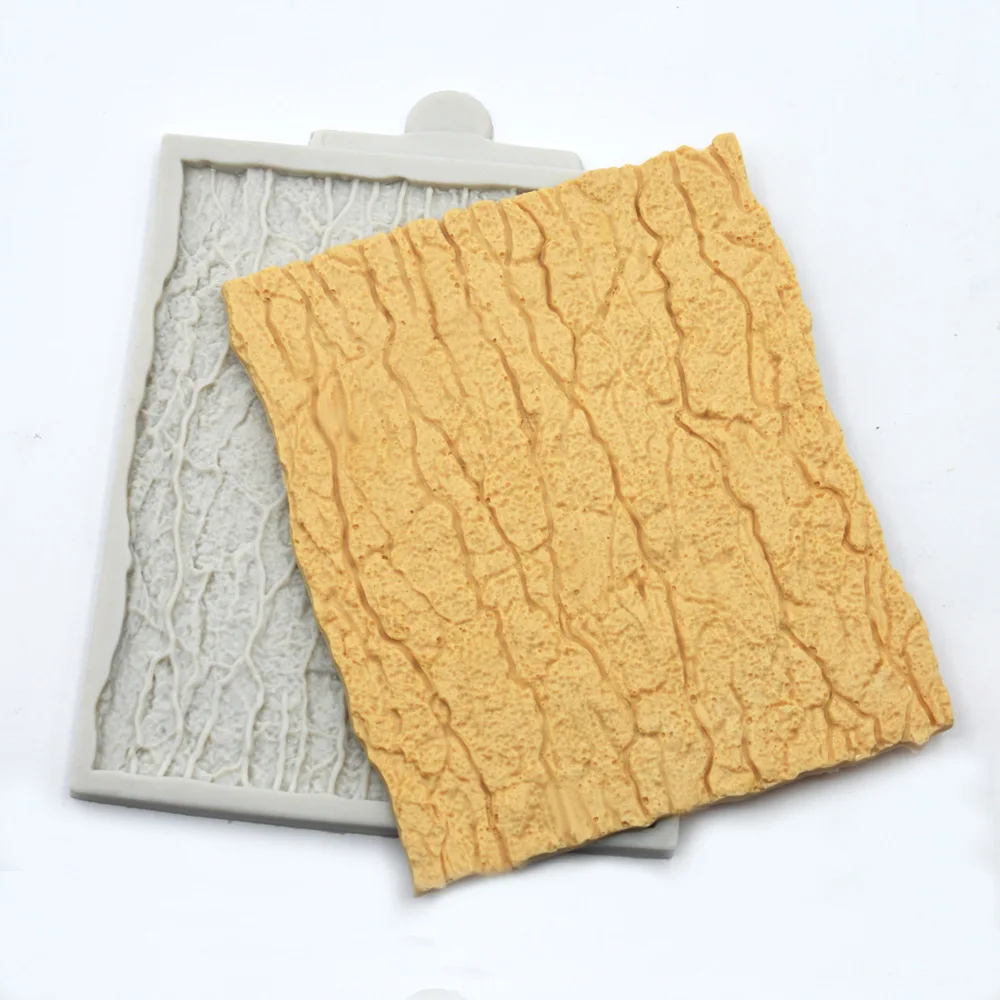 Новая силиконовая форма для торта в виде коры пенька помадки украшения