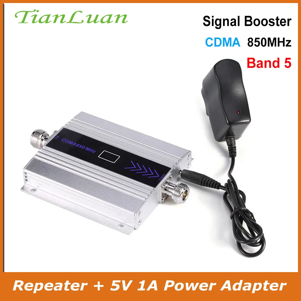 TianLuan группа 5 мобильный телефон CDMA повторитель сигнала 850 МГц усилитель 2G 3G 4