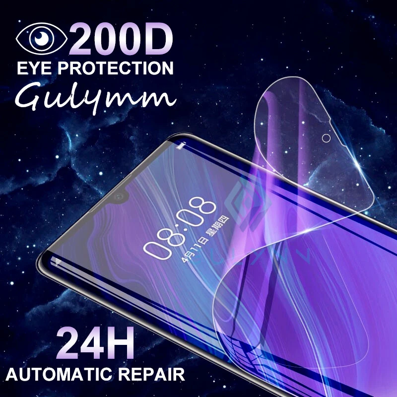 Мягкая Гидрогелевая пленка с защитой от сисветильник 200D для Xiaoni Redmi 8A Note 5 6 7 8 9 K20 Pro