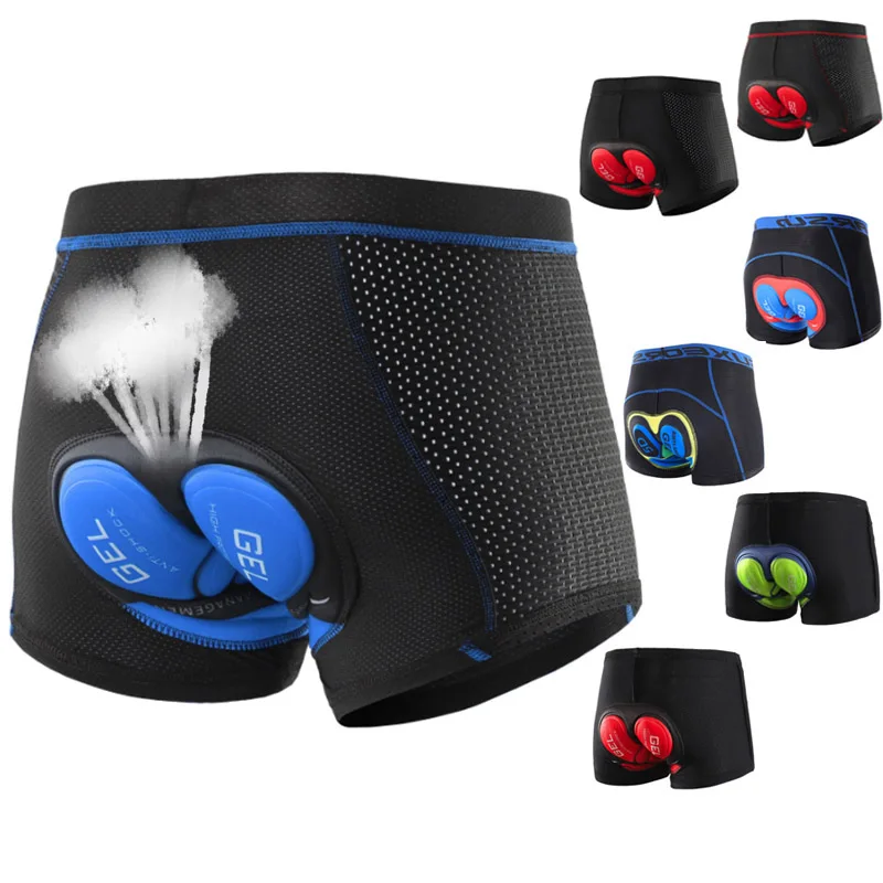

Upgrade Cycling Underwear 5D Padded Cycling Shorts 100% Lycra Shockproof MTB Bicycle Shorts Sport Road Mountain Bike Shorts