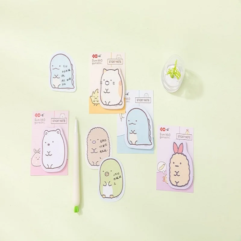 

50 Sheets Corner Friends Series Memo Notes Cartoon Cute Animal Gifts Student Stickers Scrapbooking Paper Creative Statio