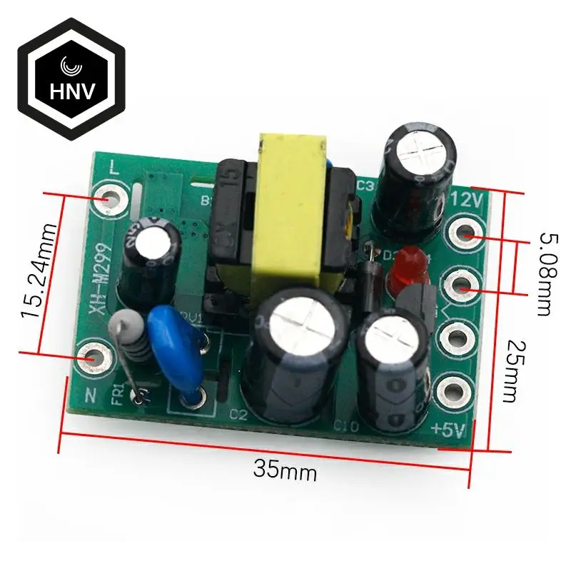 

AC-DC 110-220V Switching power supply module AC-DC isolation input output 5V /12V /100mA /500mA