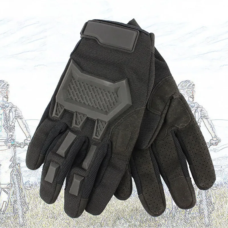 Men's Sport Full Finger Gloves Touch Screen Outdoor Tactical Military Airsoft Shooting Hunting Hard Knuckle Armed Mittens | Спорт и