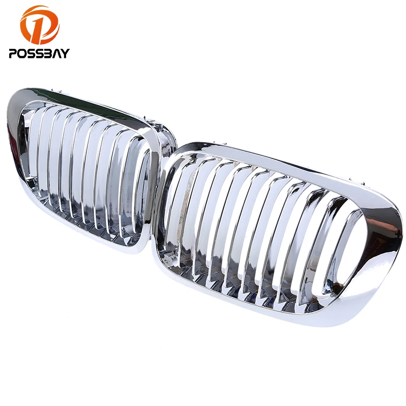 Posbay Хромированная передняя решетка для автомобиля гоночные грили BMW 3 Series M3