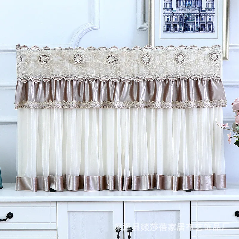 Кружевной подвесной пылезащитный чехол для ЖК телевизора защита от грязи