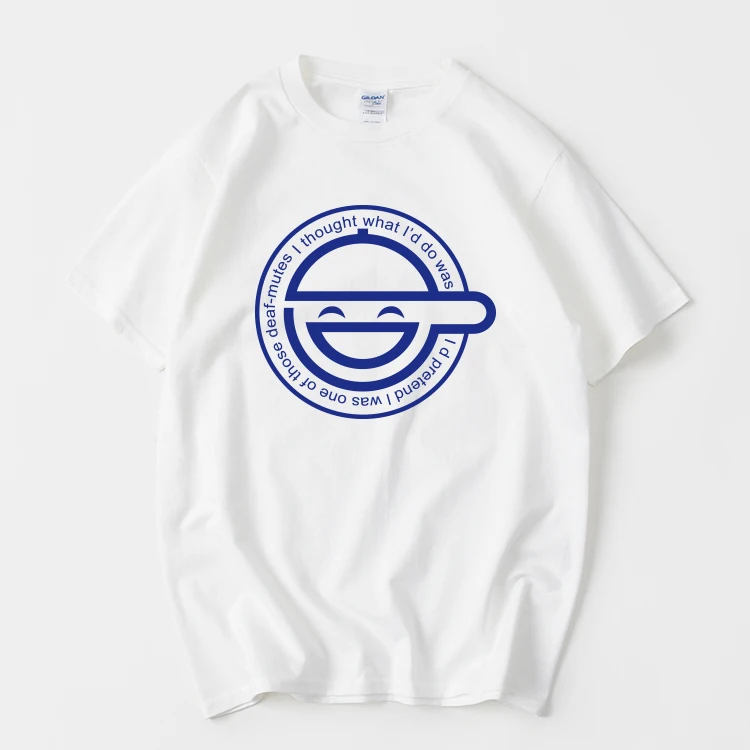 

Повседневная футболка с принтом призрака в Ракушке улыбающегося дамбаса, аниме футболка с коротким рукавом