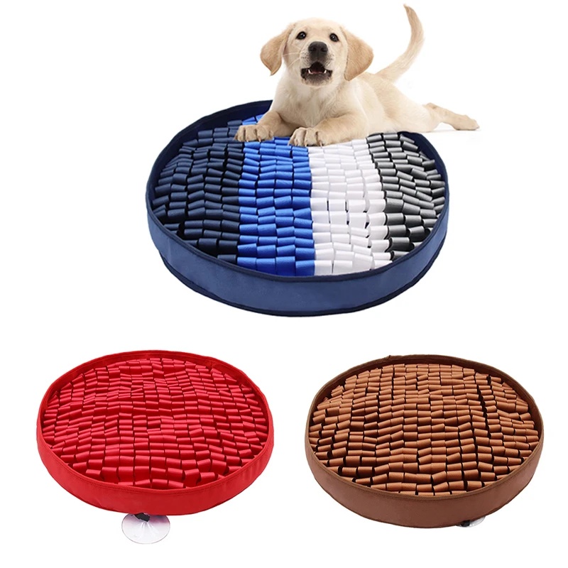 

Dog Snuffle Mat Pet Puzzle Toys Anti Choking Slow Feeder Mat Pet Dog Training Games Feeding Food Intelligence Toy Pet Supplies