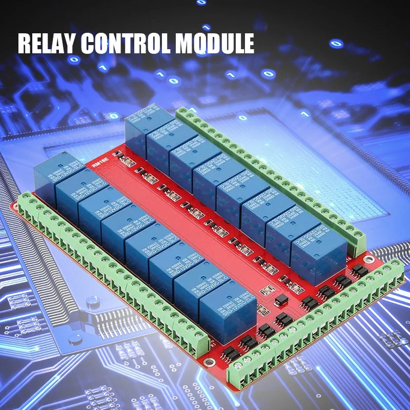 Горячая изолированный 16 way реле Управление Модуль расширения высокой/низкого