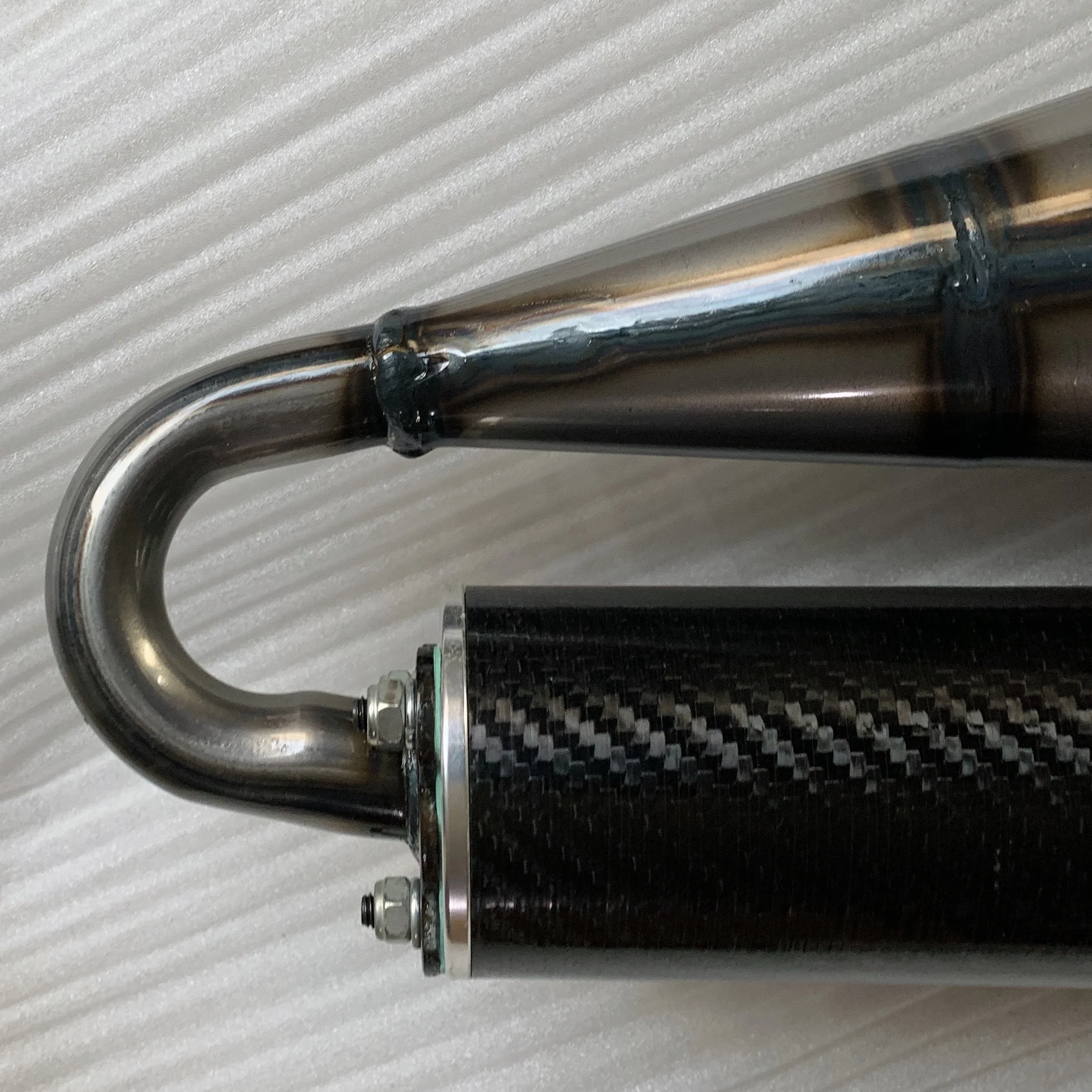 Выхлопная труба BWS100 V8 Racing 4VP глушитель для 125cc с увеличенной мощностью и скоростью