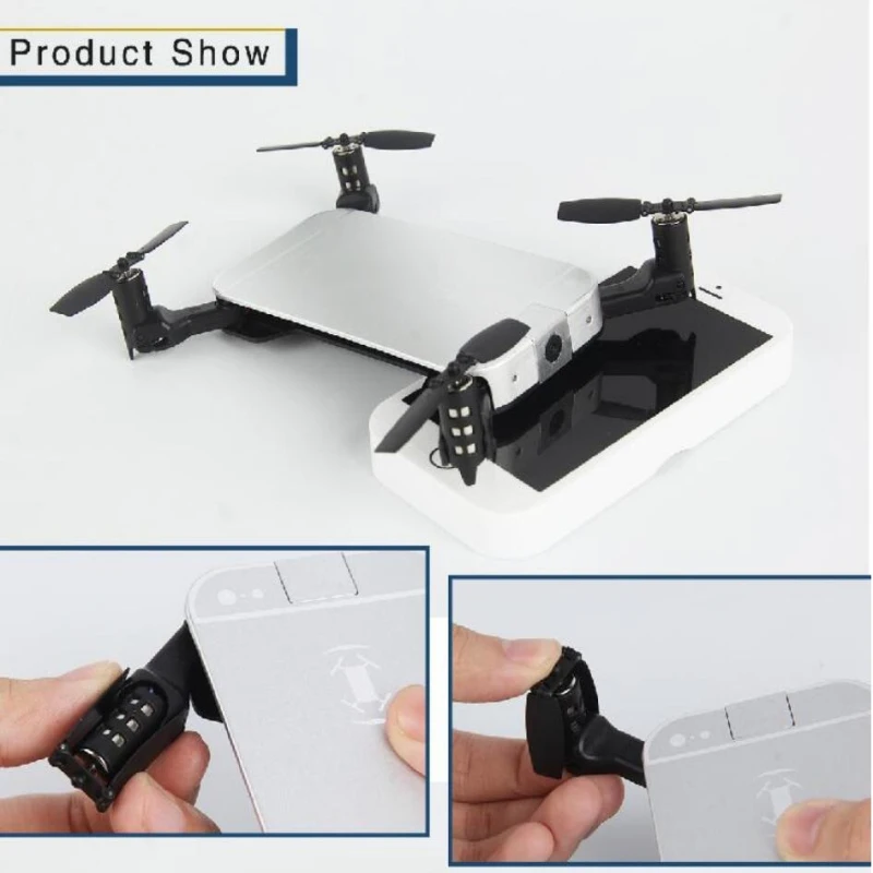 

Portable Pocket Aerial Camera JXD520 2.4G Folding RC Quadcopter 720P Camera Optical flow positioning Mobile Phone RC Helicopter
