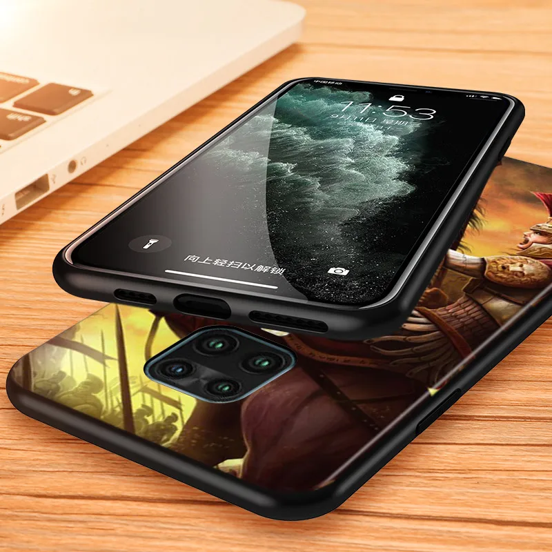 

Spartan Warrior For Xiaomi Redmi Note 9 9S Pro Max 8T 8 7 6 5 Pro 5A 4X 4 Phone Case Silicone Soft Bright Black Cover