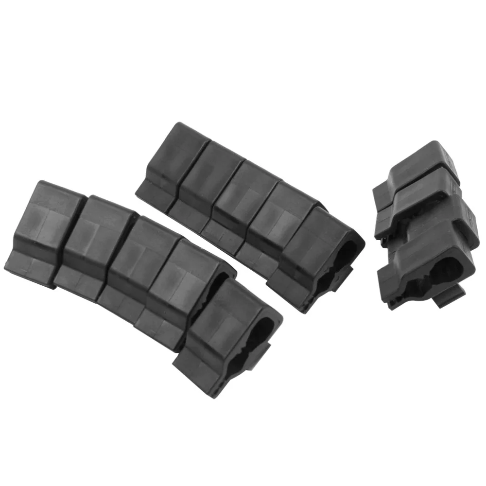 

14pcs Club Bag Clip On Putter Clamp Holder Putting Organizer (Black)