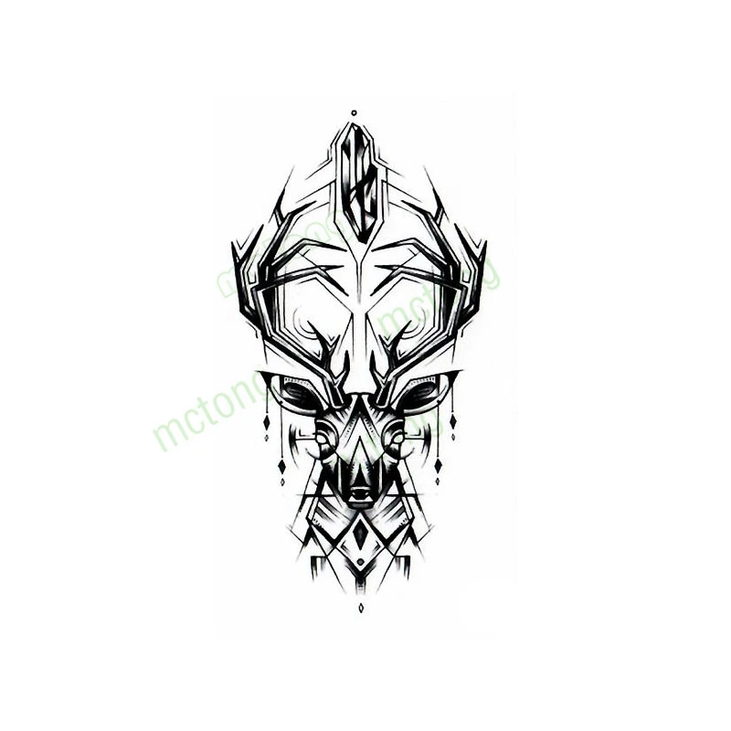 Водонепроницаемые наклейки цвет тигр Бабочка татуировка ручная Татуировка тело