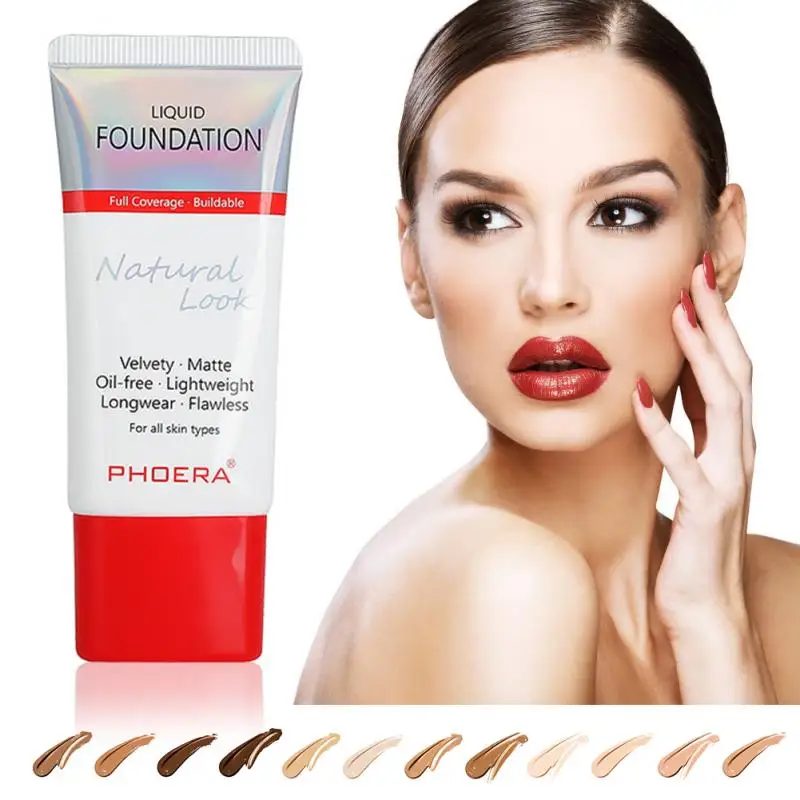 12 цветов увлажняющая и осветляющая Жидкая Основа водонепроницаемый стойкий