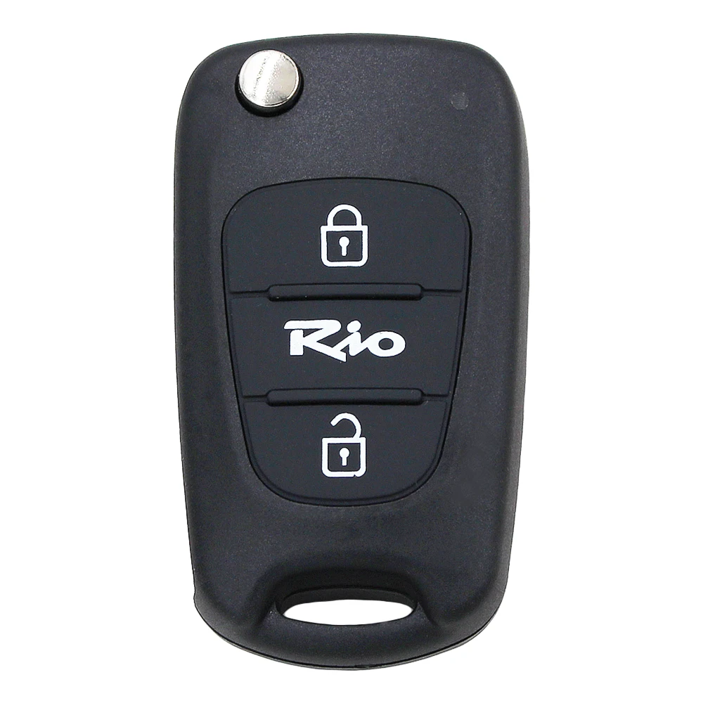 Чехол для дистанционного ключа с 3 кнопками KIA Rio Soul Picanto Ceed SORENTO SPORTAGE Optima Uncut Blade -