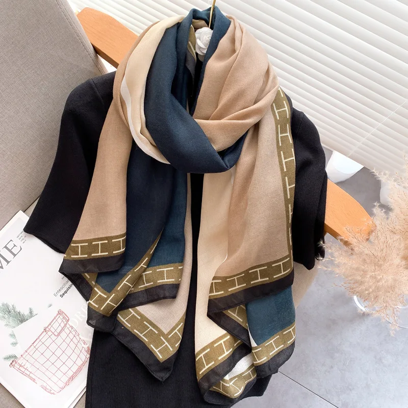 Cheap Frauen Mode Lange Plaid Leopard Decke Kopf Schal Wrap,Big Grid Frühling Warme Leichte Schals Lange Übergroßen Schals Cape