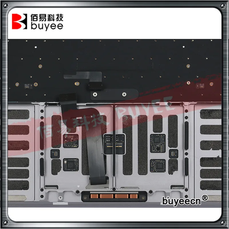 Оригинальный A1707 Верхний корпус для Macbook Pro Retina 15 дюймов Palmrest Top case US клавиатура + трекпад + сенсорная панель Silver Gray on.