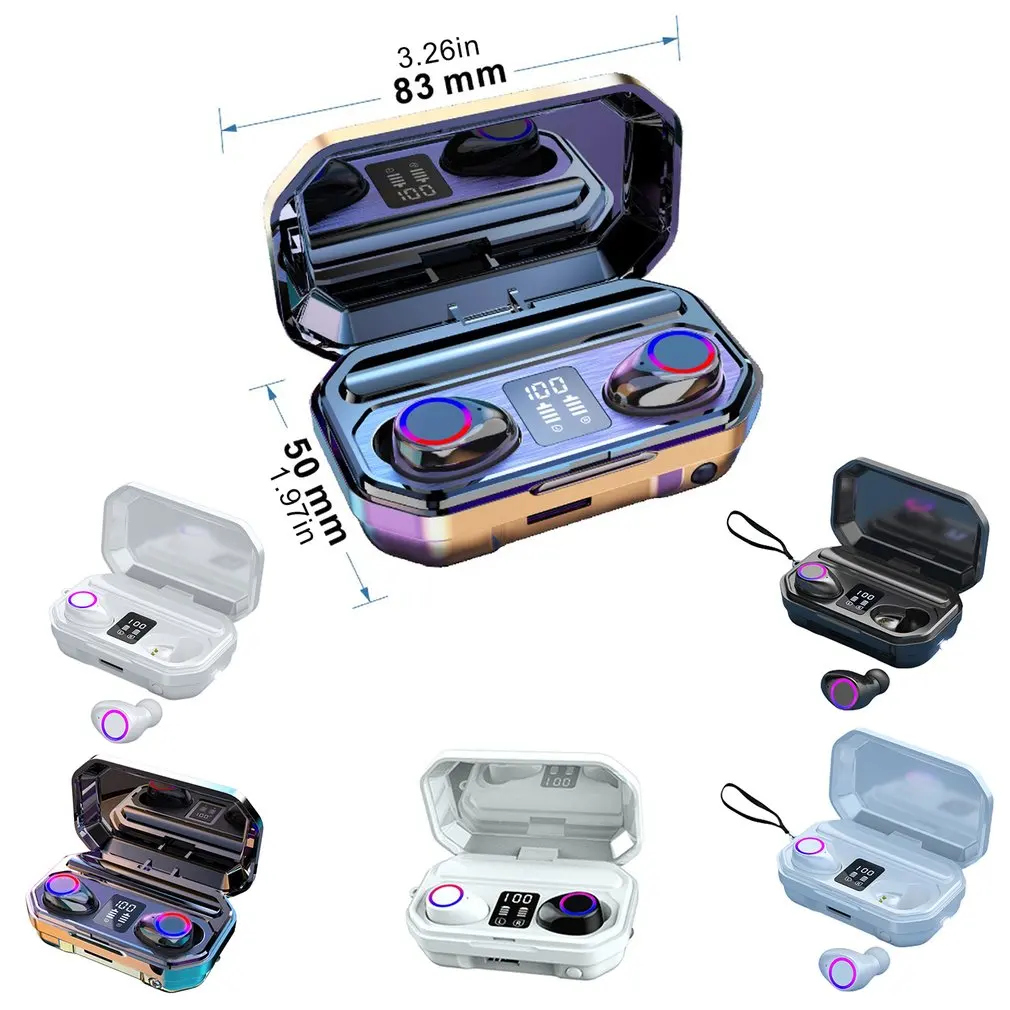 

M12 Smart Wireless Headset Stereo Wireless Headphones 5.0 Sport Waterproof Automatic Pairing Wireless Headphone