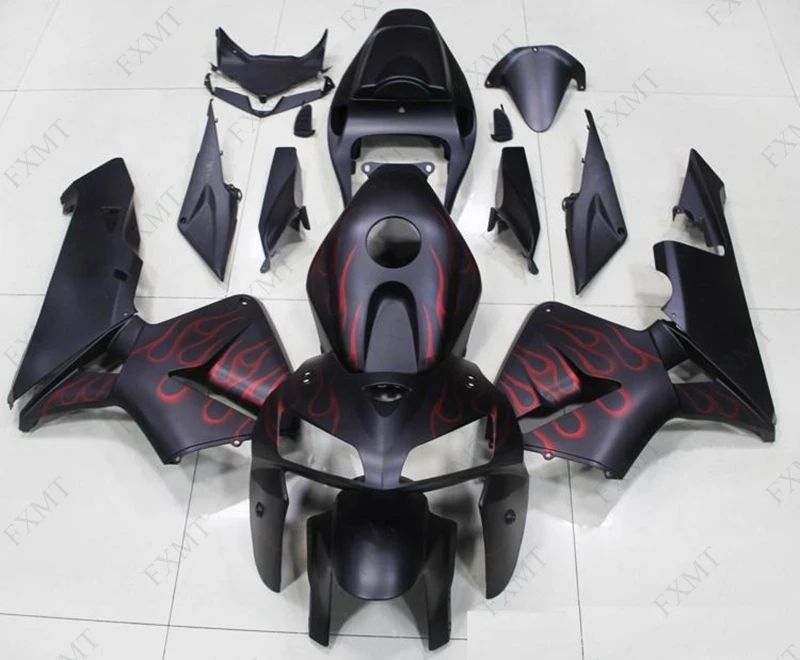 Для Honda CBR600RR 2005 Обтекатели для 06 Наборы тела CBR 600 RR 2006 пластик матовый черный