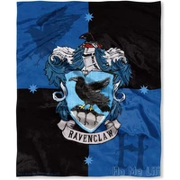 ravenclaw house warm soft cozy flannel blanket for adult youth home travel camping applicable