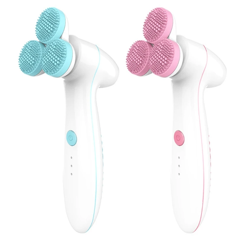 

Electric Waterproof 3-head Facial Cleansing Device Firming Essence Pore Cleaner P9YD