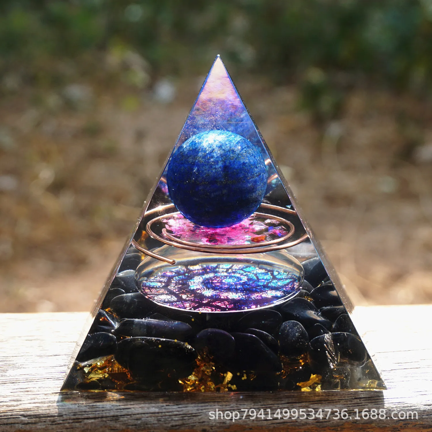 

Quick sale of the same Ogen pyramid Amazon burst foreign trade cross-border ornaments natural crystal gravel energy tower