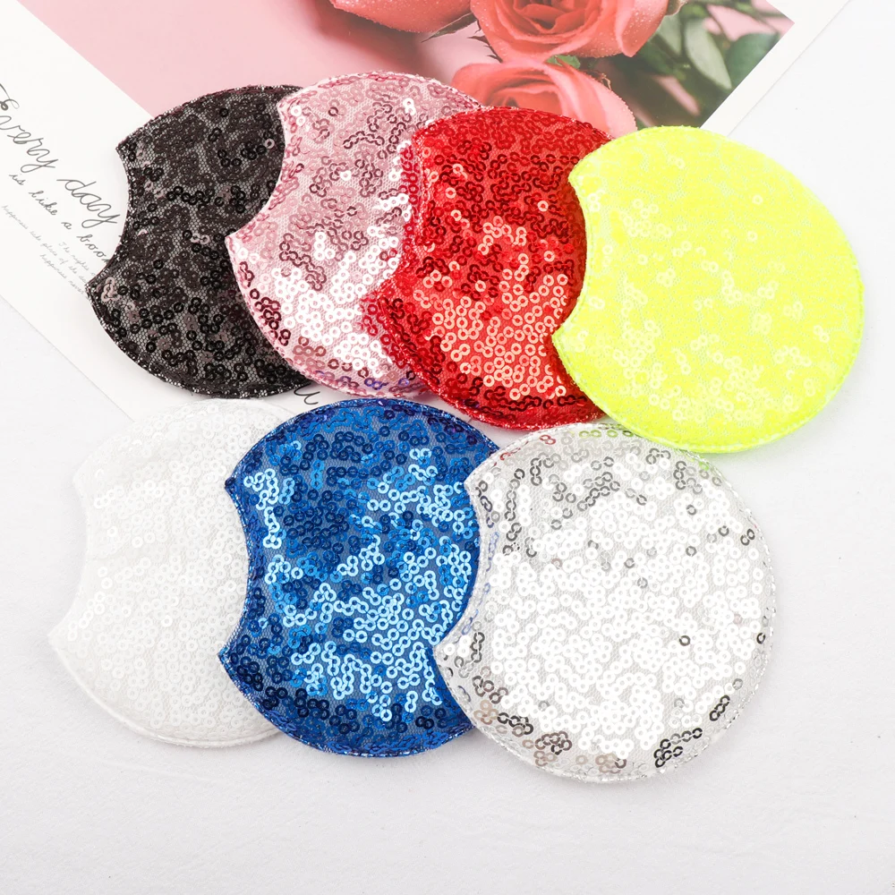 JOJO Луки к требованиям заказчика Сверкающие Блесток хлопчатобумажные нашивки