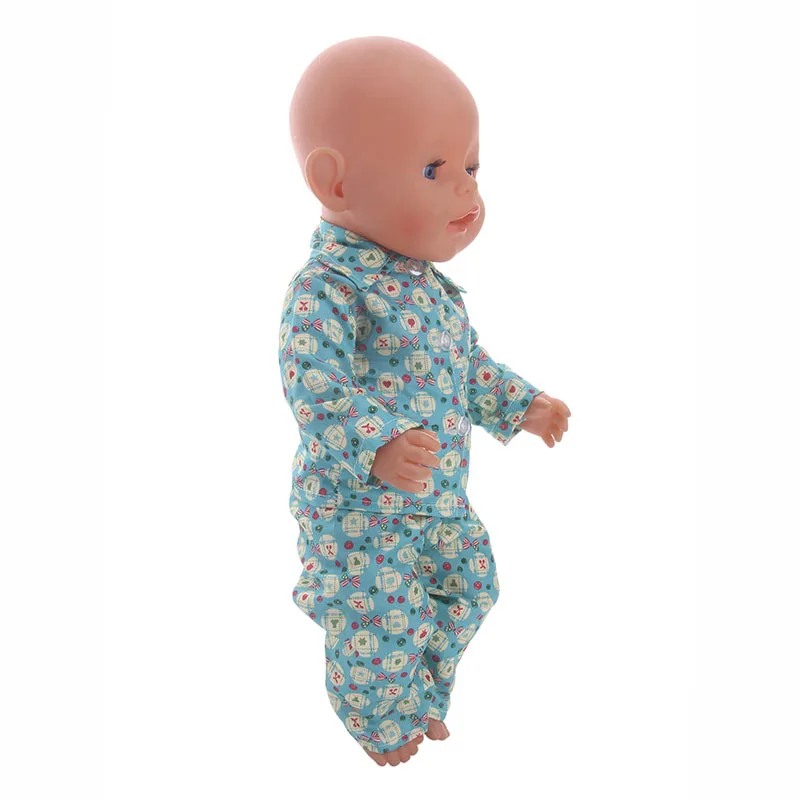 Кукольная одежда темно серая кукольная Пижама с леопардовым принтом персикового