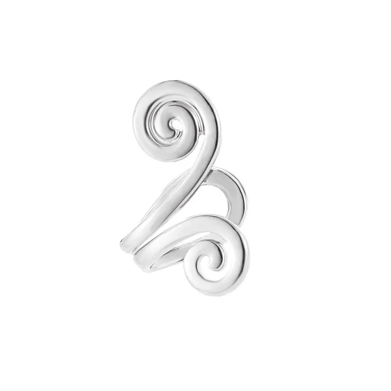 Silver-2 Женские серьги-гвоздики в стиле панк с волнами, серьги-гвоздики в богемном стиле, милые серьги в стиле пирсинга pendientes - Окраска металла: Silver-2