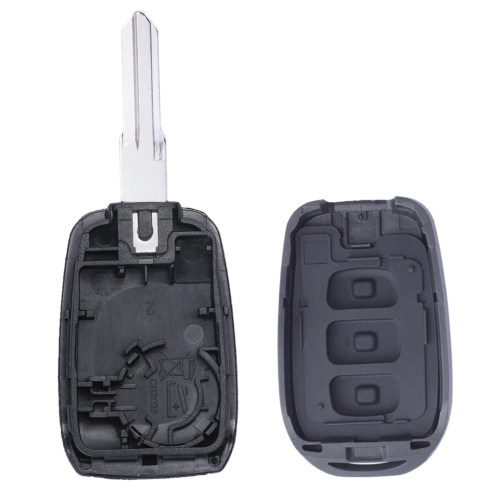 KEYECU 10 шт. пульт дистанционного управления автомобильный ключ чехол для Renault Duster