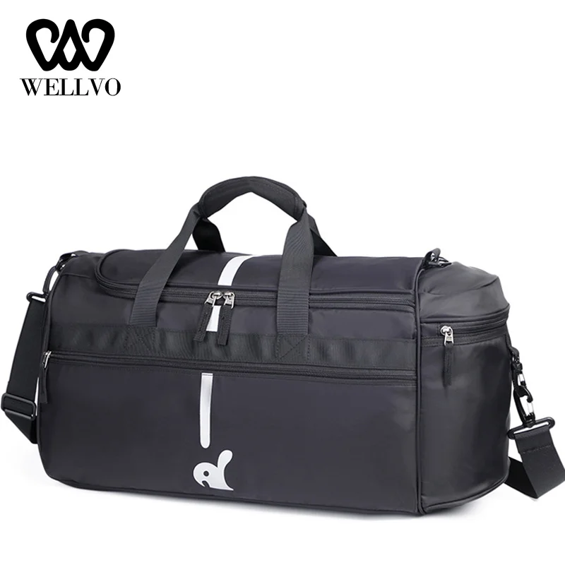 Унисекс Классическая дорожная сумка большой емкости фитнес сумки на плечо