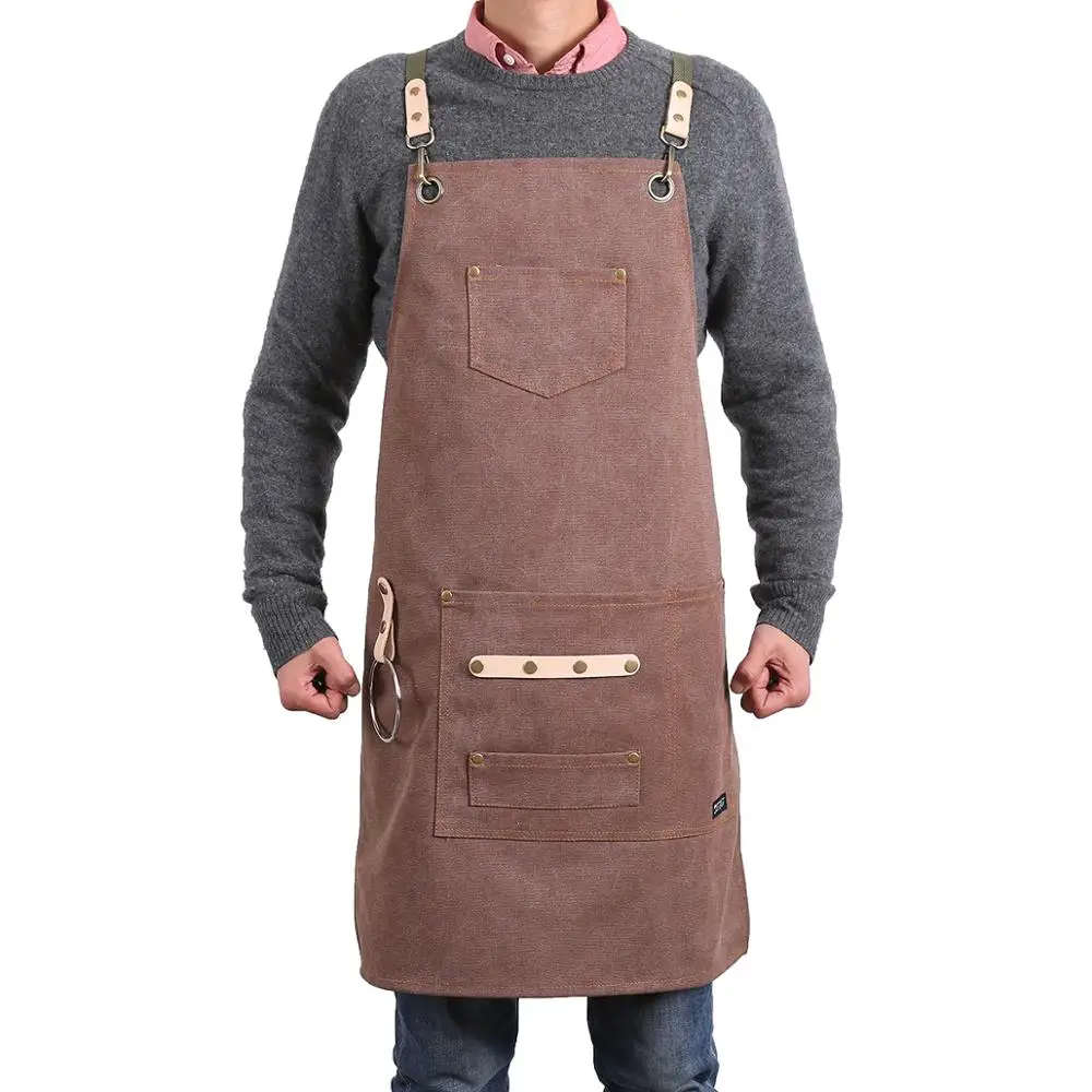 Барбекю парусиновый фартук DEETRUST нагрудник кухонный шеф повара для женщин и