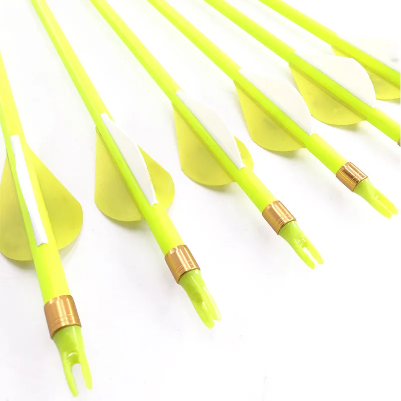 Pinals Archery Spine 300 340 400 500 600 углеродные стрелы 2 Лопасти 100 зернистых точек для