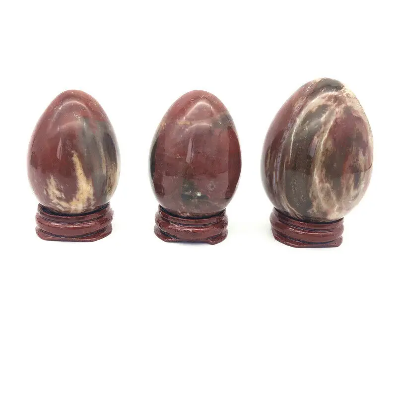 Прямая поставка 1 шт. натуральный кристалл дерево кварц в форме яйца полированные