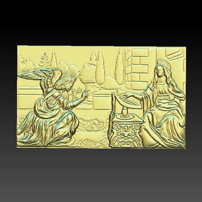 3d модель для ЧПУ STL формат Religion рельефная маршрутизатор 3 оси гравер ArtCam |