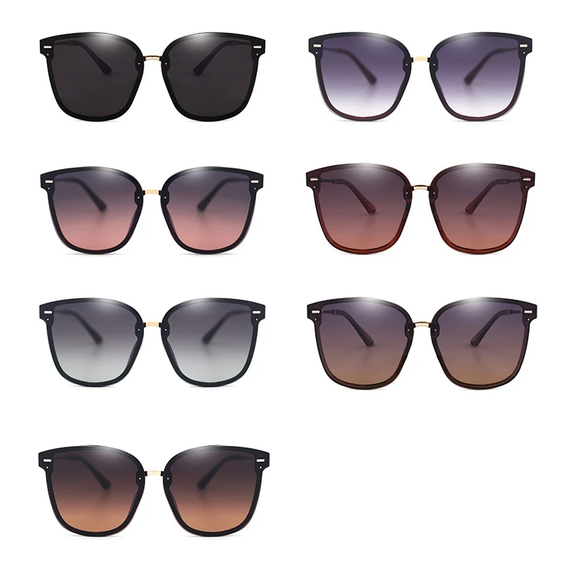 

2021 square sunglasses ladies fashion UV400 retro glasses ladies net red street photography sunglasses trend sunglasses