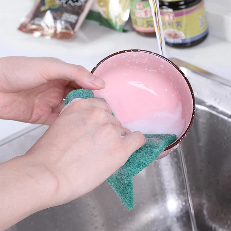 Чистящие щетки Cleanhome моющие накладки для чистки посуды не царапают Впитывают жир