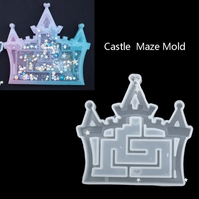 1 шт. Новое поступление лабиринт формы шейкер для бутылки молока УФ-смола