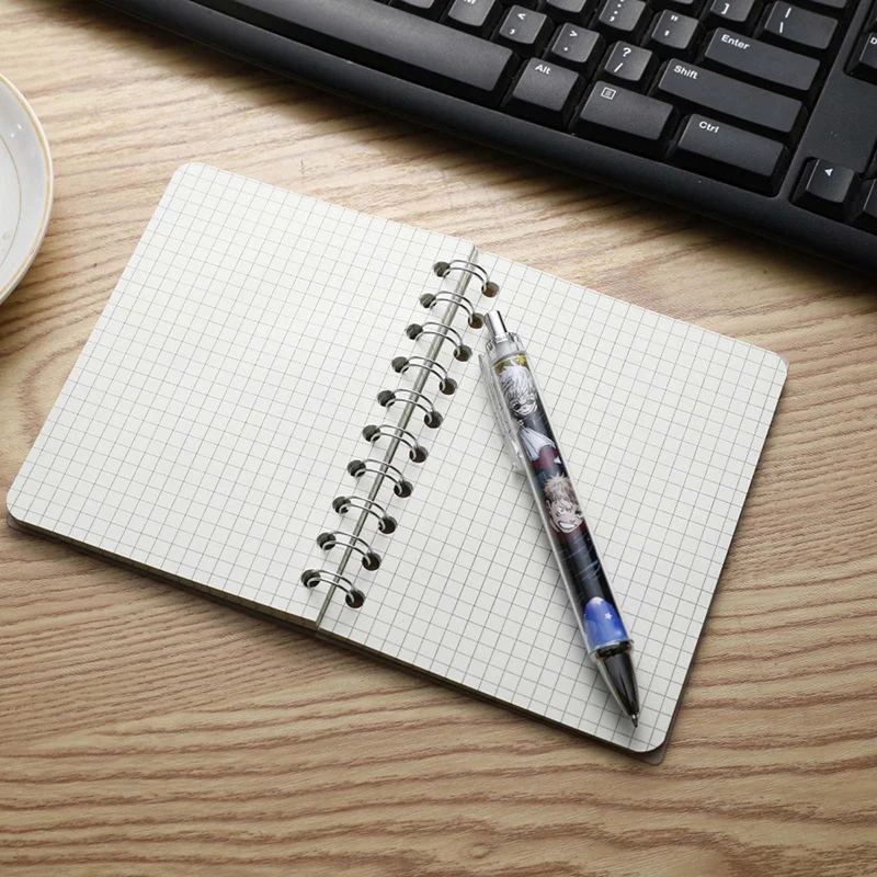 

Anime Jujutsu Kaisen Cover A6 Spiral Book Coil Notebook Blank Grid Paper Journal Diary Sketchbook for School Supplies Stationery