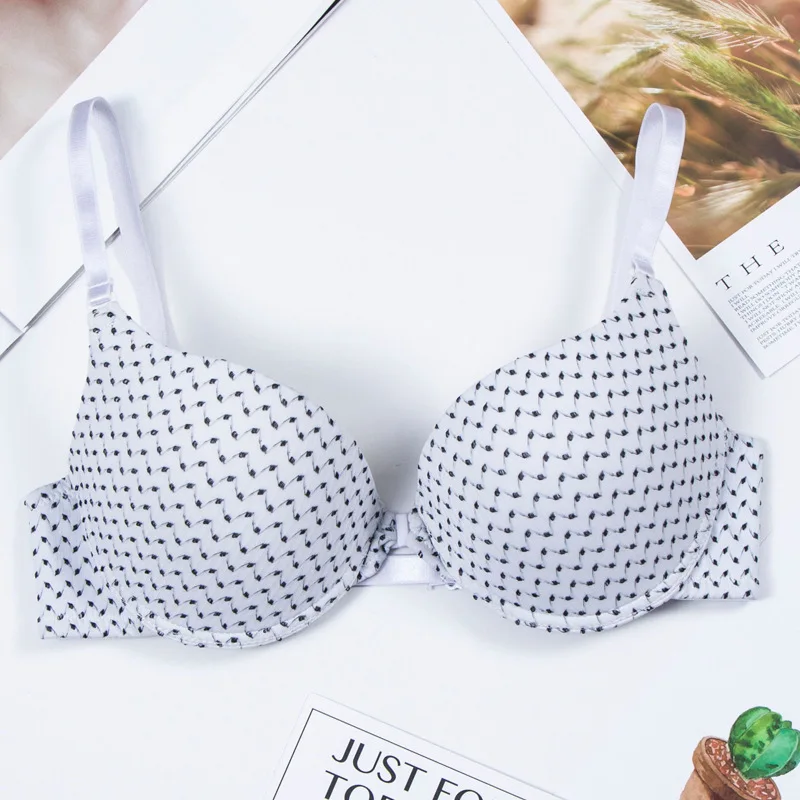 Женский бюстгальтер с пуш-ап однотонный на косточках чашечка BC нижнее белье в