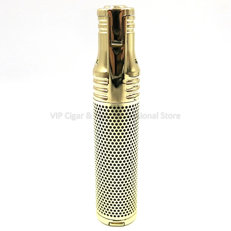 LUBINSKI Metal 1 Torch Jet Flame Cigar Cigarette Lighter Windproof With Punch Refillable Smoking Tool | Дом и сад