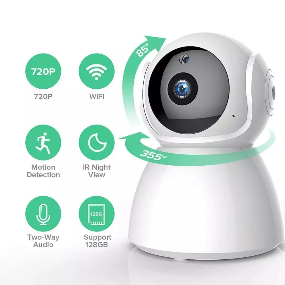 

V380 Pro WiFi IP Camera Surveillance Camera Secur Home Security 1080P Wireless Ptz Auto Tracking IR Night Vision Baby Monitor