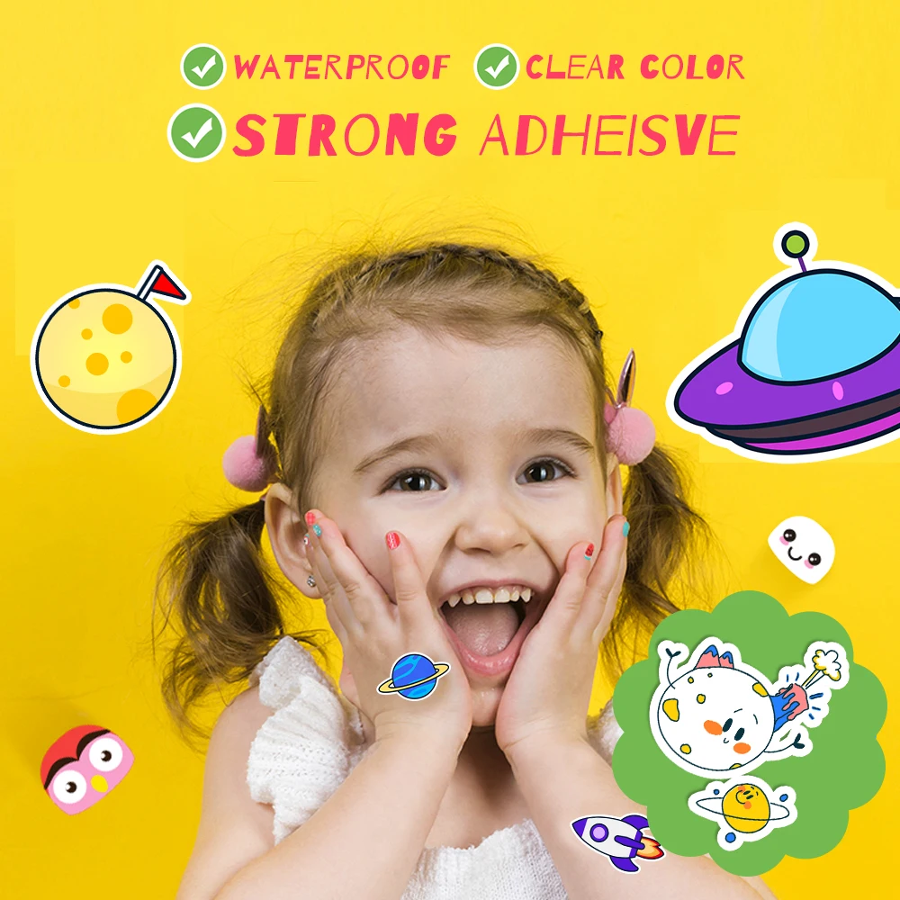 Виниловая наклейка UniPlus размером с буквы 30 листов белый фон клейкая фотобумага